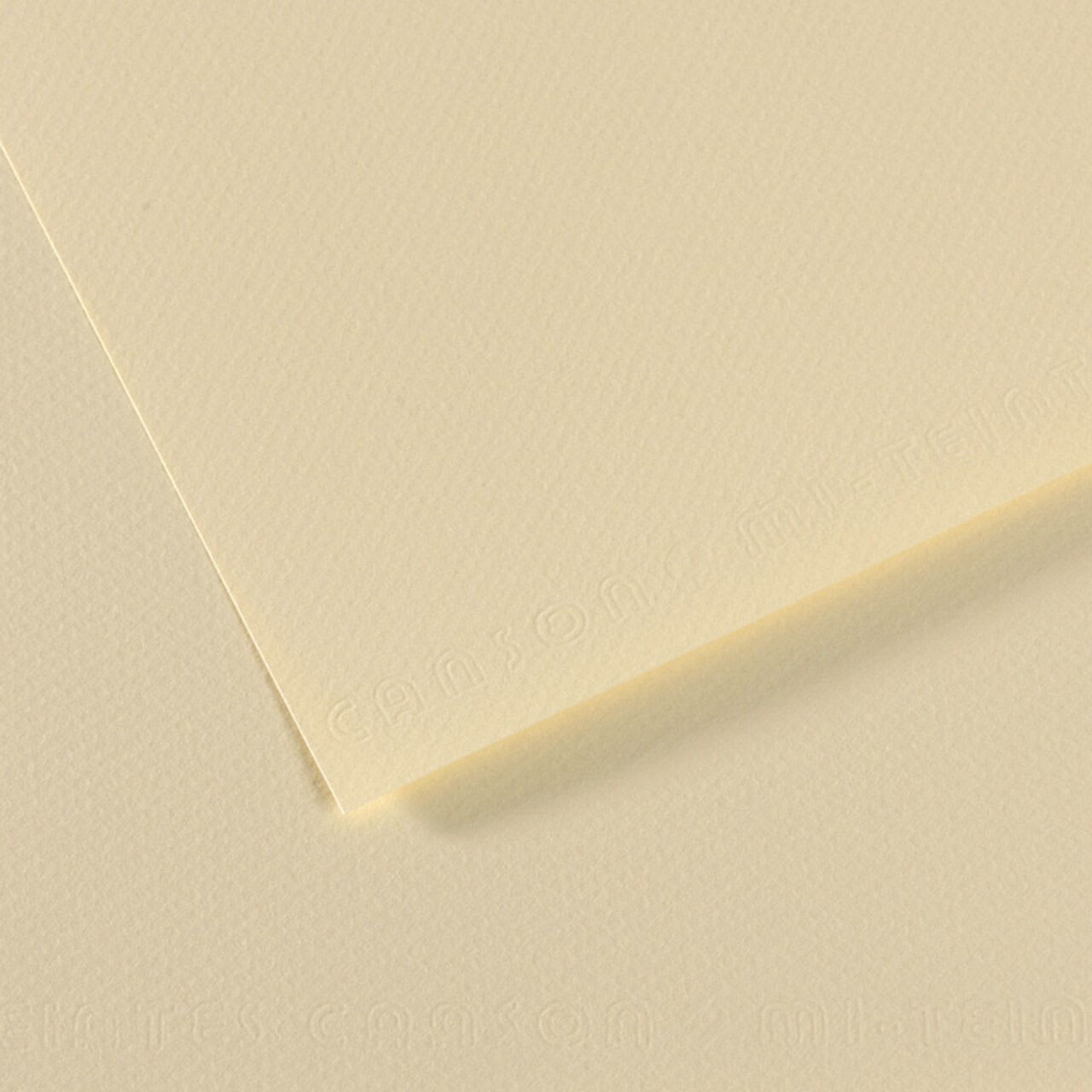 Canson Mi-Teintes Drawing Papers - 8-1/2" x 11", Pale Yellow, 25 Sheets